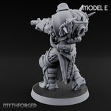 Heavy Weapon Toting Anointed Gunner E Miniature for Dungeons and Dragons, Pathfinder or other TTRPGs