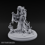 Cradling The Cursed Hag Miniature for Dungeons and Dragons, Pathfinder or other TTRPGs