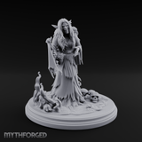 Cradling The Cursed Hag Miniature for Dungeons and Dragons, Pathfinder or other TTRPGs