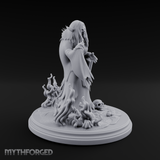 Cradling The Cursed Hag Miniature for Dungeons and Dragons, Pathfinder or other TTRPGs