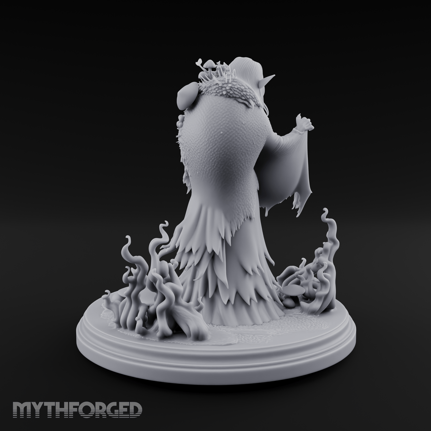 Cradling The Cursed Hag Miniature for Dungeons and Dragons, Pathfinder or other TTRPGs
