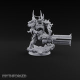 Heavy Metal, Heavier Hands Ogre Armoured Brutes with Axes, Maces and Heavy Cannons — C
