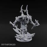 Heavy Metal, Heavier Hands Ogre Armoured Brutes with Axes, Maces and Heavy Cannons — D
