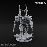 Heavy Metal, Heavier Hands Ogre Armoured Brutes with Axes, Maces and Heavy Cannons — D