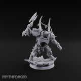 Heavy Metal, Heavier Hands Ogre Armoured Brutes with Axes, Maces and Heavy Cannons — E
