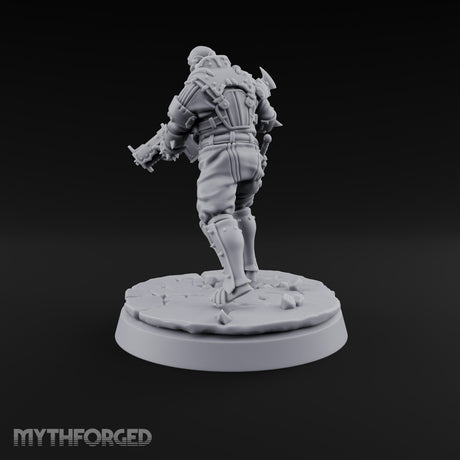 Spikes, Smoke and Scripture Human Spiked-Armour Soldier A