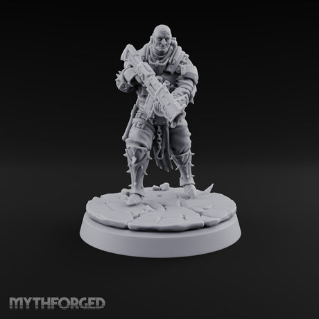 Spikes, Smoke and Scripture Human Spiked-Armour Soldier A
