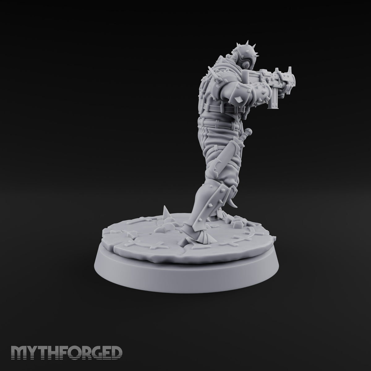 Spikes, Smoke and Scripture Human Spiked-Armour Soldier B