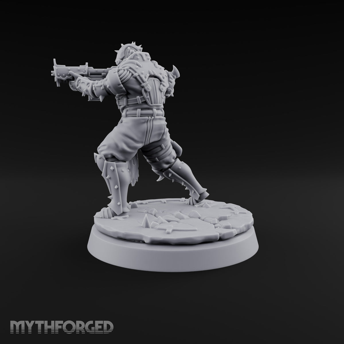 Spikes, Smoke and Scripture Human Spiked-Armour Soldier B