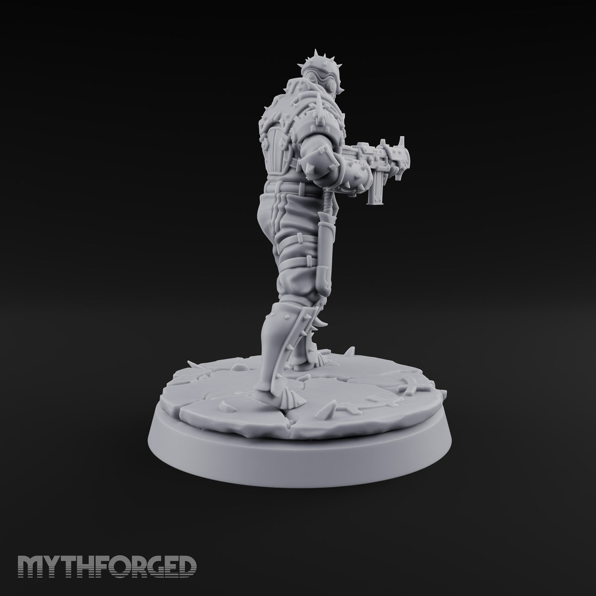 Spikes, Smoke and Scripture Human Spiked-Armour Soldier C