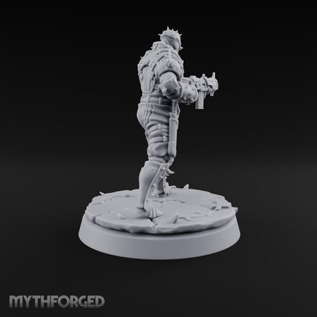 Spikes, Smoke and Scripture Human Spiked-Armour Soldier C