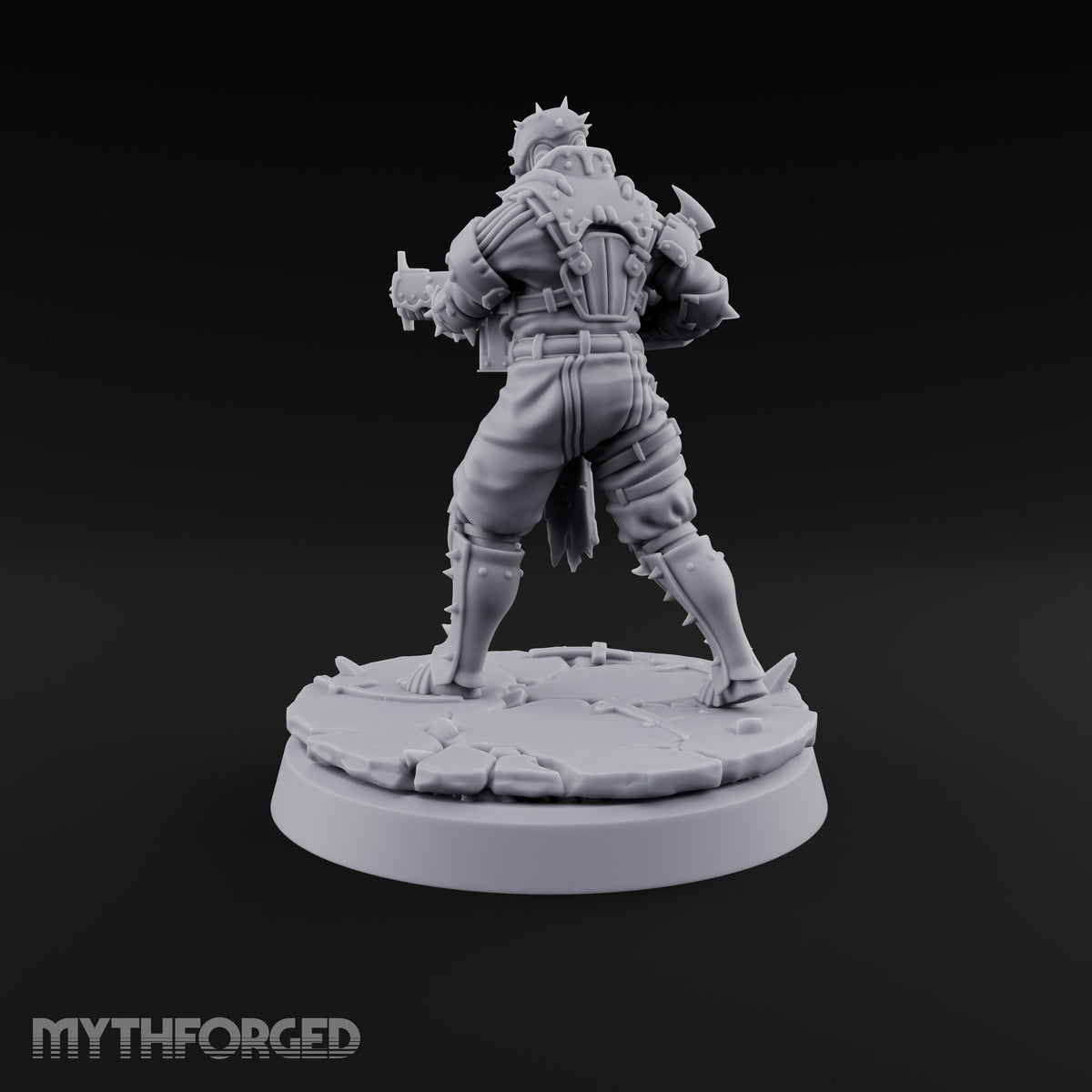 Spikes, Smoke and Scripture Human Spiked-Armour Soldier C