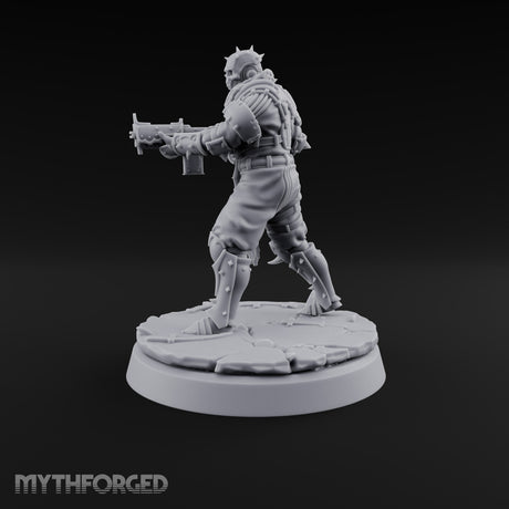 Spikes, Smoke and Scripture Human Spiked-Armour Soldier C