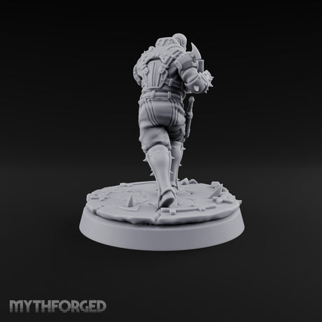Spikes, Smoke and Scripture Human Spiked-Armour Soldier D