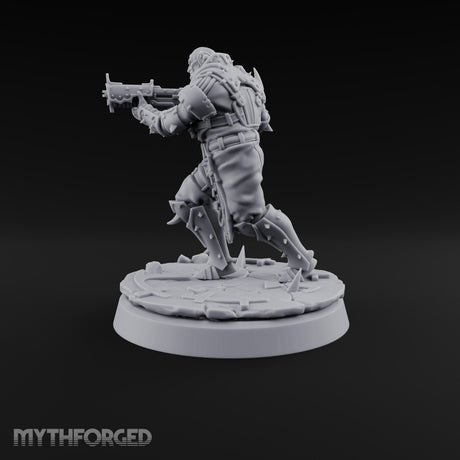 Spikes, Smoke and Scripture Human Spiked-Armour Soldier D