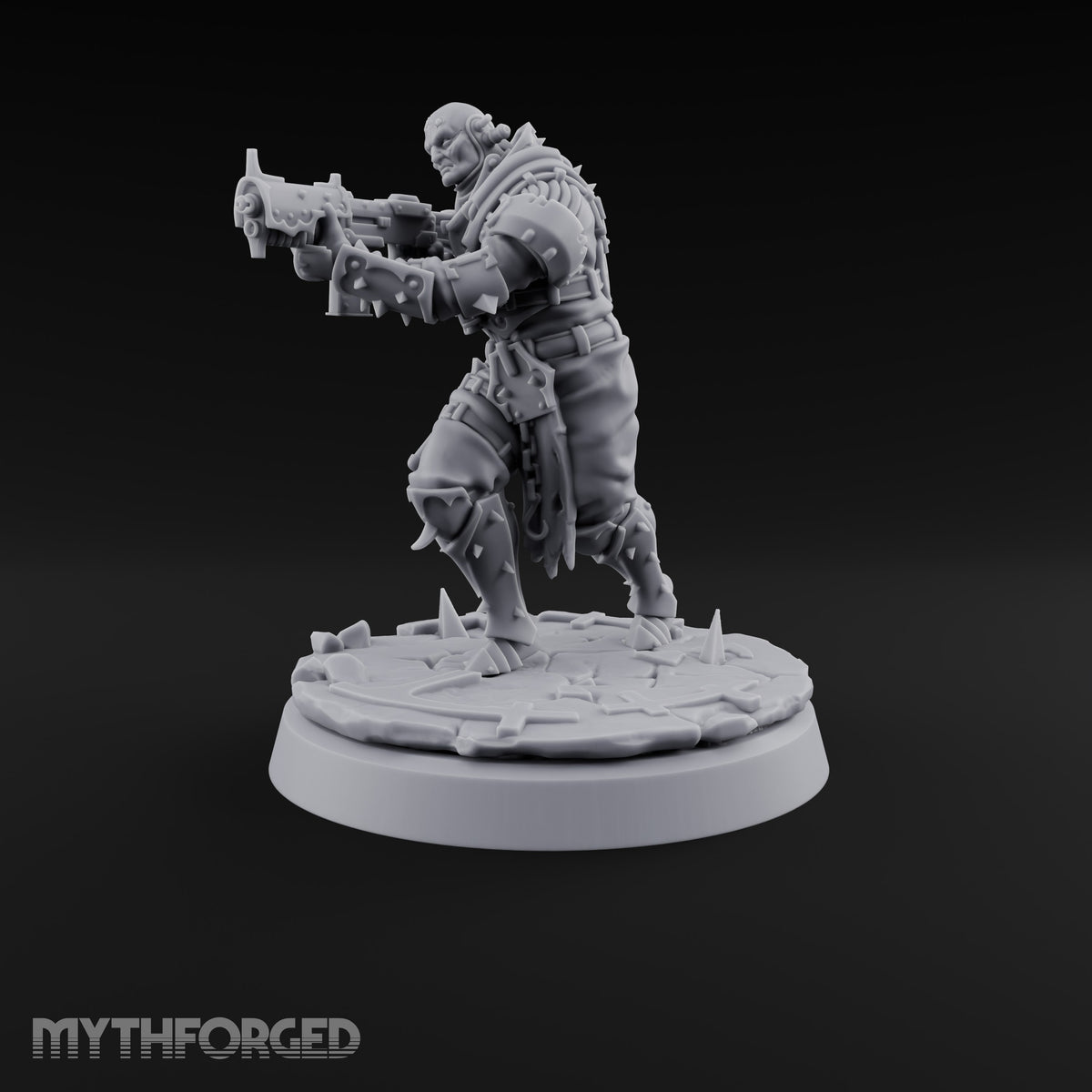 Spikes, Smoke and Scripture Human Spiked-Armour Soldier D