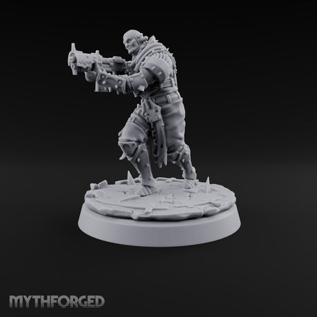 Spikes, Smoke and Scripture Human Spiked-Armour Soldier D