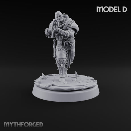 Spikes, Smoke and Scripture Human Spiked-Armour Soldier D