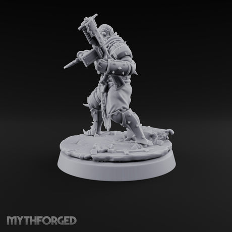 Spikes, Smoke and Scripture Human Spiked-Armour Soldier E
