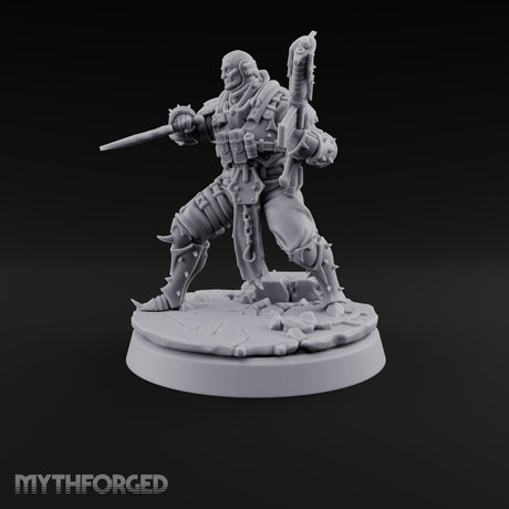 Spikes, Smoke and Scripture Human Spiked-Armour Soldier E