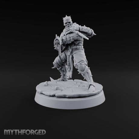 Spikes, Smoke and Scripture Human Spiked-Armour Soldiers with Rifles, Sergeant and Priest — F