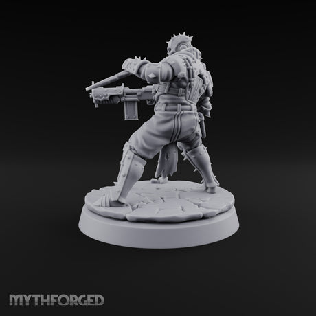 Spikes, Smoke and Scripture Human Spiked-Armour Soldier F