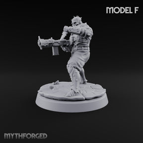 Spikes, Smoke and Scripture Human Spiked-Armour Soldier F