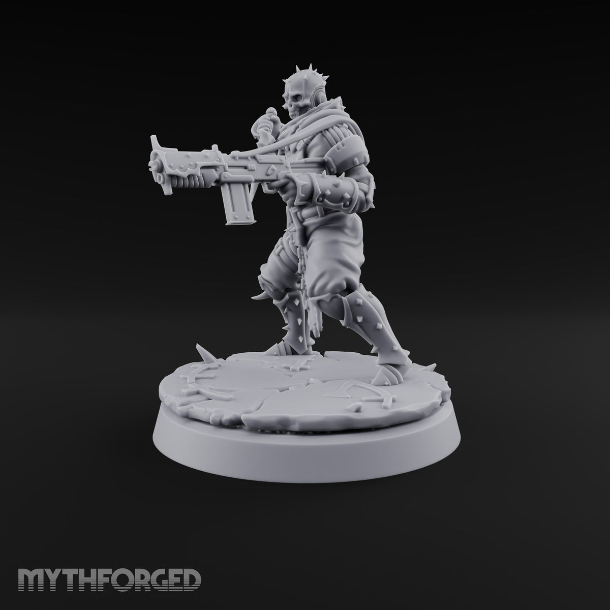 Spikes, Smoke and Scripture Human Spiked-Armour Soldier H