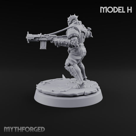 Spikes, Smoke and Scripture Human Spiked-Armour Soldier H