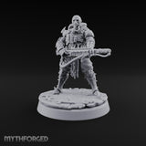 Spikes, Smoke and Scripture Human Spiked-Armour Soldier I