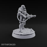 Spikes, Smoke and Scripture Human Spiked-Armour Soldier I