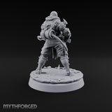 Spikes, Smoke and Scripture Human Spiked-Armour Soldier I