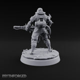 Spikes, Smoke and Scripture Human Spiked-Armour Soldier I