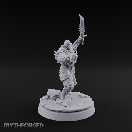Spikes, Smoke and Scripture Human Spiked-Armour Soldier J