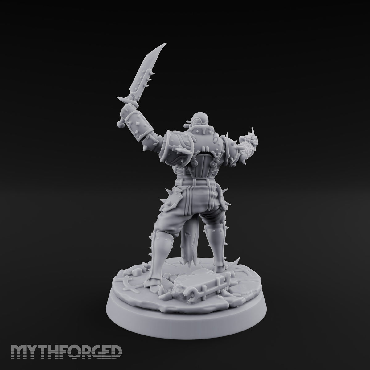 Spikes, Smoke and Scripture Human Spiked-Armour Soldier J