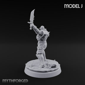 Spikes, Smoke and Scripture Human Spiked-Armour Soldier J