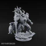 Crowned in Barbed Halos Ogre Spiked-Armour Prince with Rune Axe