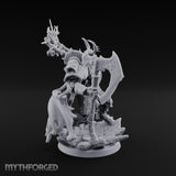 Crowned in Barbed Halos Ogre Spiked-Armour Prince with Rune Axe