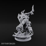 Crowned in Barbed Halos Ogre Spiked-Armour Prince with Rune Axe