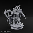 Crowned in Barbed Halos Ogre Spiked-Armour Prince with Rune Axe