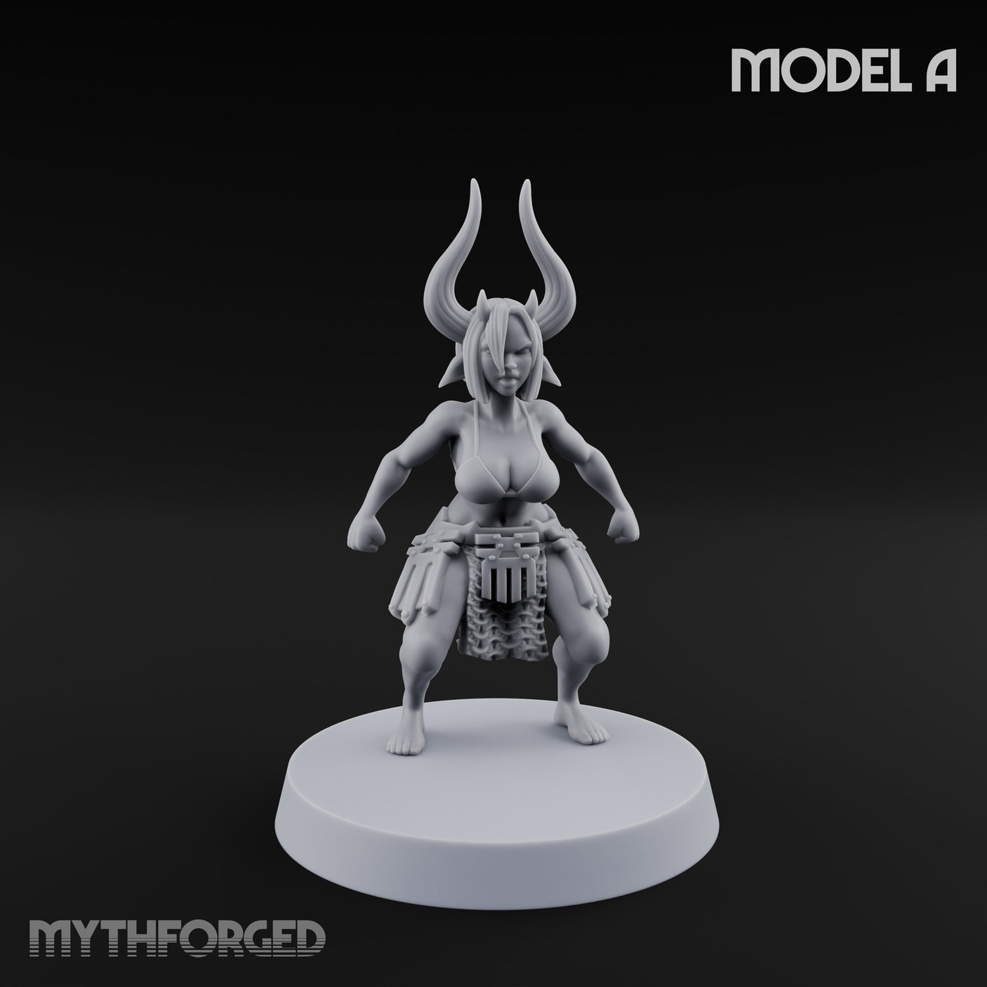 Hell Raising Demon Sorceress A Miniature for Dungeons and Dragons, Pathfinder or other TTRPGs
