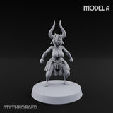 Hell Raising Demon Sorceress A Miniature for Dungeons and Dragons, Pathfinder or other TTRPGs