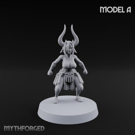 Hell Raising Demon Sorceress A Miniature for Dungeons and Dragons, Pathfinder or other TTRPGs