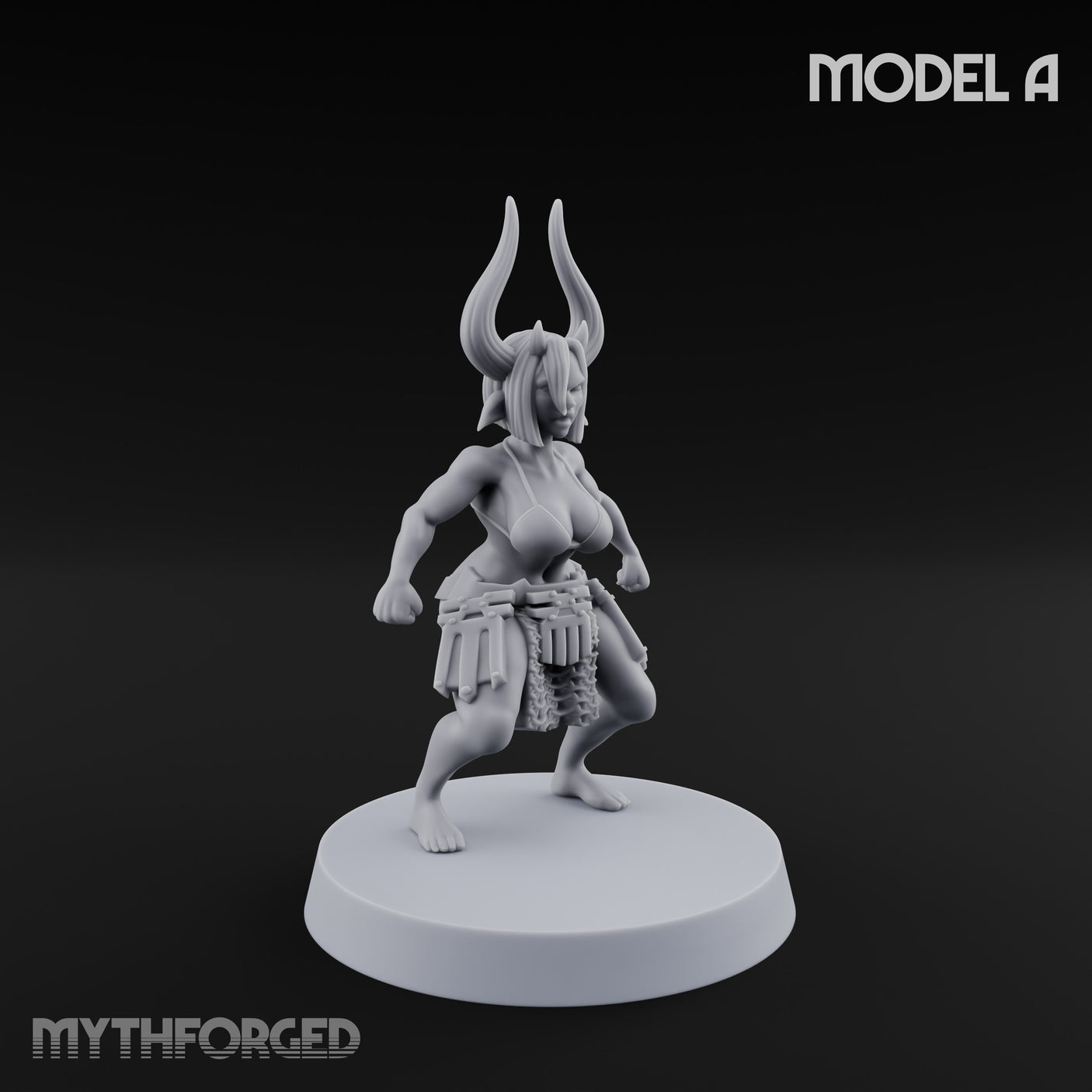 Hell Raising Demon Sorceress A Miniature for Dungeons and Dragons, Pathfinder or other TTRPGs