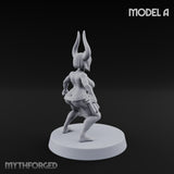 Hell Raising Demon Sorceress A Miniature for Dungeons and Dragons, Pathfinder or other TTRPGs