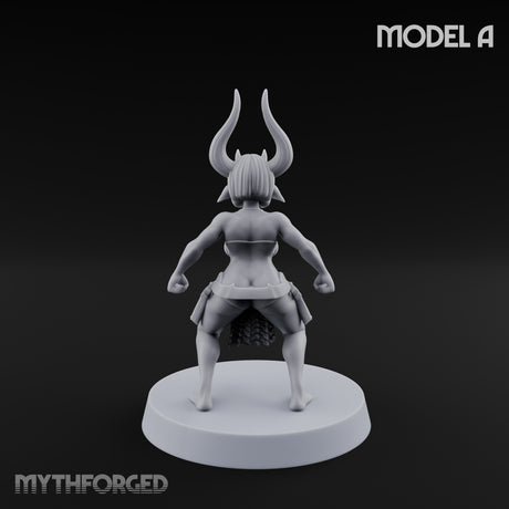 Hell Raising Demon Sorceress A Miniature for Dungeons and Dragons, Pathfinder or other TTRPGs
