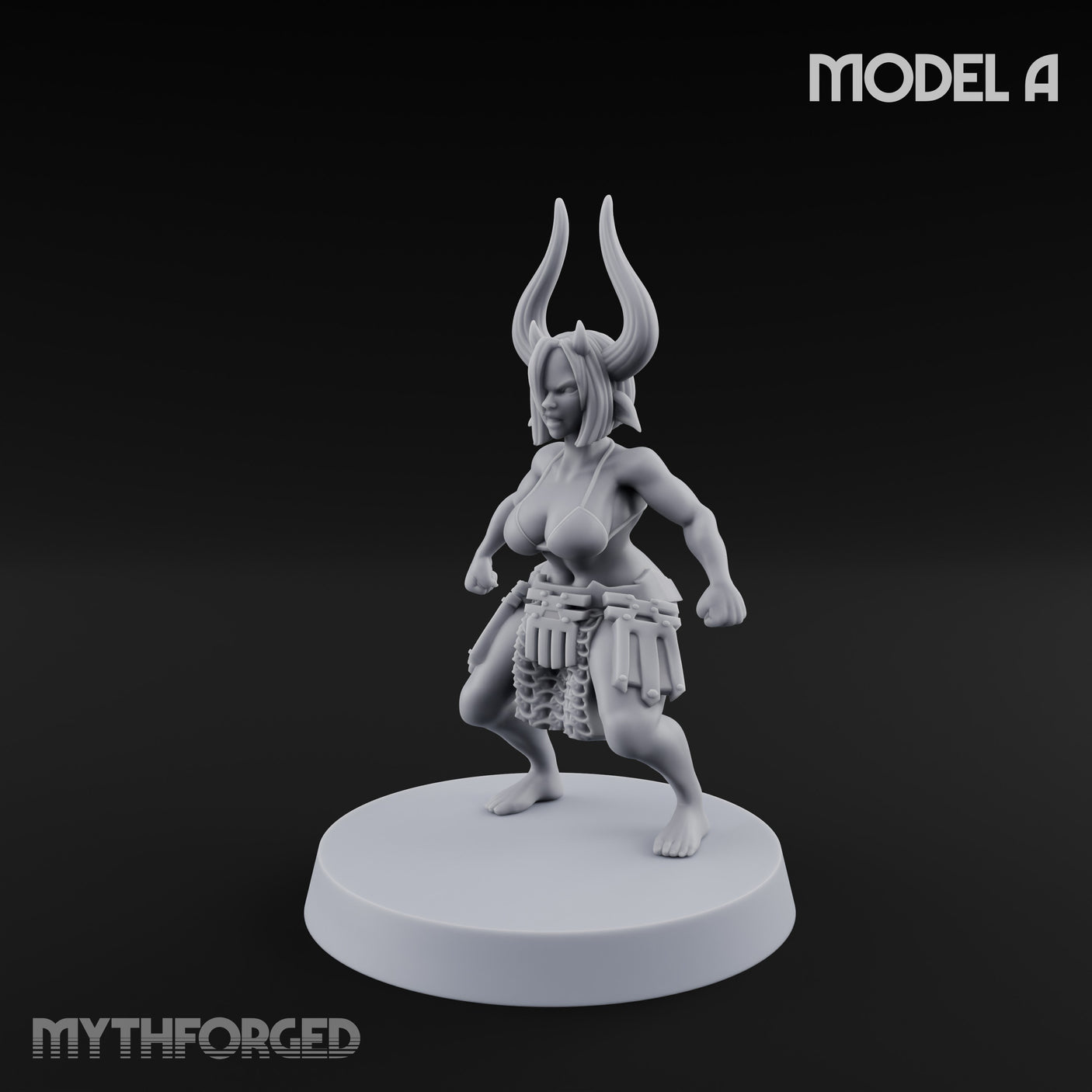 Hell Raising Demon Sorceress A Miniature for Dungeons and Dragons, Pathfinder or other TTRPGs