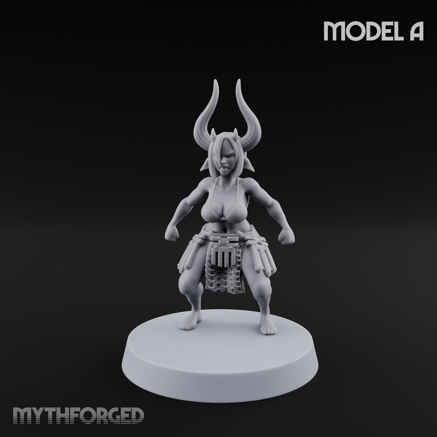 Hell Raising Demon Sorceress A Miniature for Dungeons and Dragons, Pathfinder or other TTRPGs