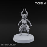 Hell Raising Demon Sorceress A Miniature for Dungeons and Dragons, Pathfinder or other TTRPGs