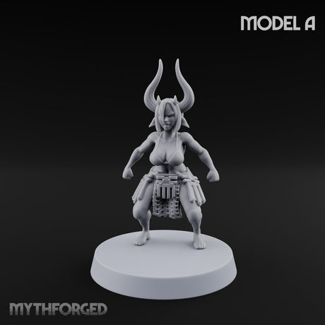 Hell Raising Demon Sorceress A Miniature for Dungeons and Dragons, Pathfinder or other TTRPGs